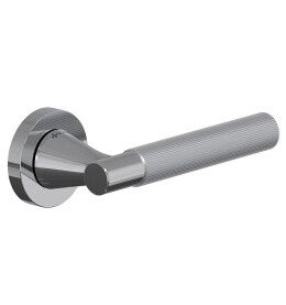 Ручка на круглой розетке System Proton-L C Хром