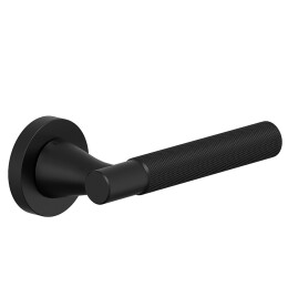 Ручка на круглой розетке System Proton-T SB Матовый Черный