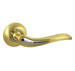 Ручка раздельная для межкомнатной двери «Vantage V64С» Матовое золото