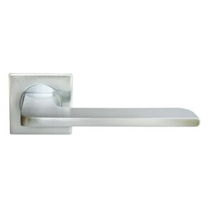 Ручка на квадратной розетке Morelli ROCK NC-8-S CSA матовый хром