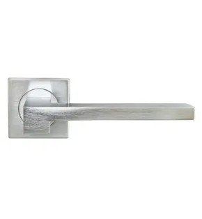 Ручка на квадратной розетке Morelli STONE NC-2-S CSA матовый хром