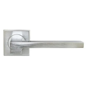 Ручка на квадратной розетке Morelli STONE NC-2-S CSA матовый хром