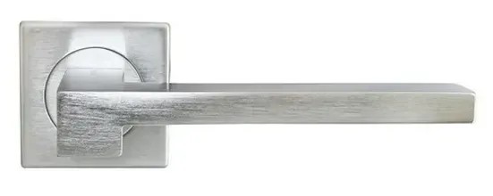 Ручка на квадратной розетке Morelli STONE NC-2-S CSA матовый хром