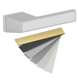 Ручка на прямоугольной розетке Bravo AS2-612 SChrome/7D