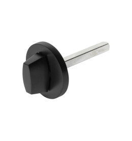 Ручка поворотная BKW8x75.R.RLR52 BL-24 черный