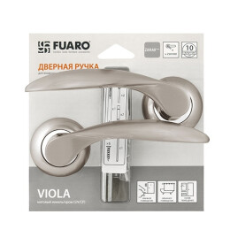 Ручка раздельная VIOLA RM/HD SN/CP-3 матовый никель/хром