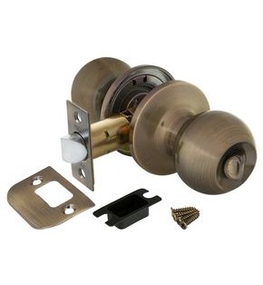 Ручка защелка DK672 AB-BK (6072 AB-B) (фик.) бронза