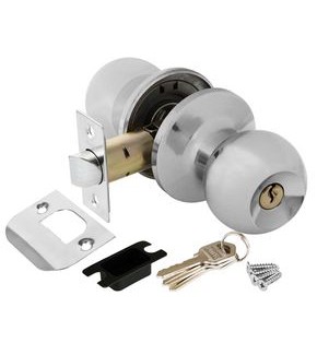 Ручка защелка DK672 CP-ET (6072 CP-E) (кл./фик.) хром