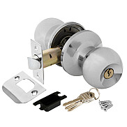 Ручка защелка DK672 CP-ET (6072 CP-E) (кл./фик.) хром