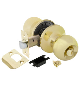 Ручка защелка DK672 PB-BK (6072 PB-B) (фик.) золото