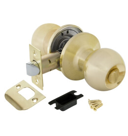 Ручка защелка DK672 SB-BK (6072 SB-B) (фик.) мат. золото