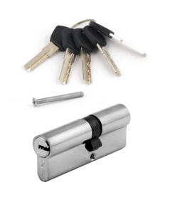 Цилиндр Ключ-ключ Avers AM-80 80*35*45 CR Хром (5 ключей)