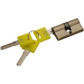 Цилиндр ключ/ключ Bravo ZK-60-30/30 Бронза