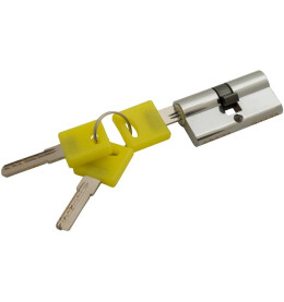 Цилиндр ключ/ключ Bravo ZK-60-30/30 Хром