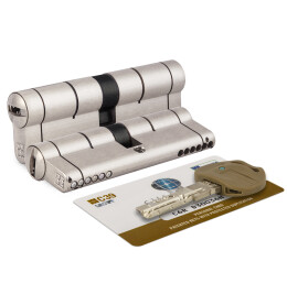 Цилиндровый механизм C39D464601C5 (92 мм/41+10+41), МАТ.НИКЕЛЬ