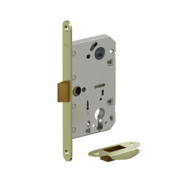 Замок пластиковый язычок Bravo P-3-CL SG МатЗолото