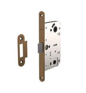 Защелка врезная PL96WC-50/BL ABG (бронза)
