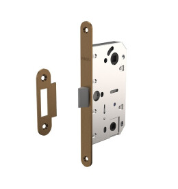 Защелка врезная PL96WC-50/BL ABG (бронза)