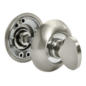 Завертка сантехническая Rucetti RAP WC SN/CP Белый никель/хром