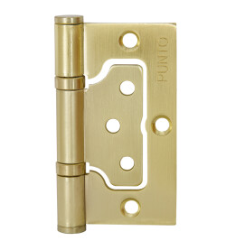 Петля универсальная без врезки IN3200W SB (200-2B 75x2,5) мат. золото