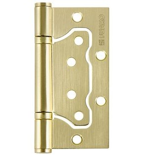 Петля универсальная без врезки IN4500W SB (500-2BB 100x2,5) мат. золото