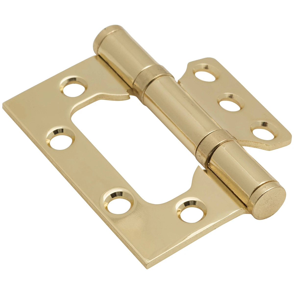 Петля без врезки стальная 2BB 75*63*2,5 G Золото (универс.)