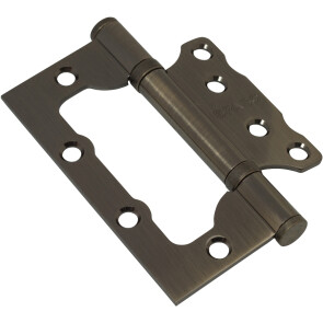 Петля без врезки стальная "Bravo F-4-2BB" Бронза