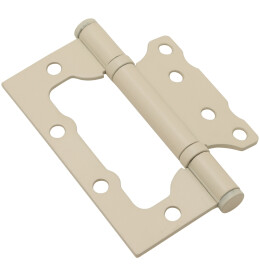 Петля без врезки стальная "Bravo F-4-2BB" Слоновая кость