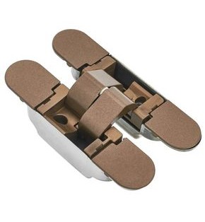 Петля скрытая «K1019 3D» Бронза (универс., 20 кг)