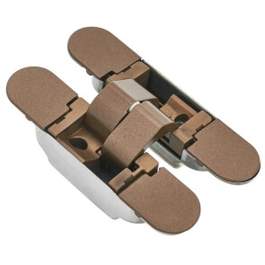 Петля скрытая «K1019 3D» Бронза (универс., 20 кг)