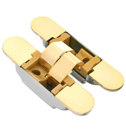 Петля скрытая «K1019 3D» Золото (универс., 20 кг)