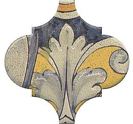 Арабески котто Декор орнамент OP\A163\65000 6,5х6,5