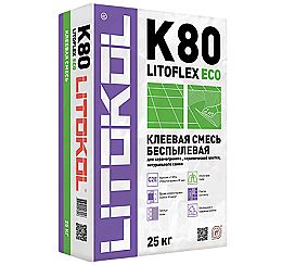 LITOFLEX К80 ECO клеевая смесь беспылевая 25kg