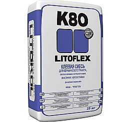 LITOKOL LITOFLEX К80 серый клей для плитки (25 кг)