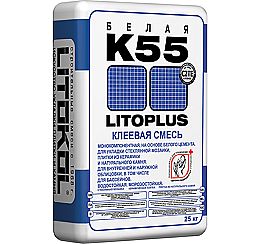LitoPLUS K55 клеевая смесь белая 25kg