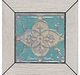 Меранти Вставка белый мозаичный ID57 13х13