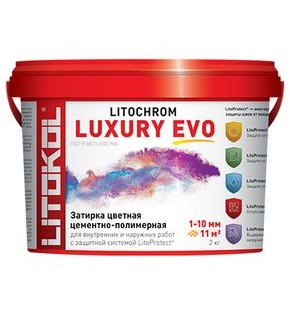 LITOCHROM LUXURY EVO LLE.200 Белый 2kg ведро