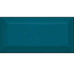 Клемансо Плитка настенная  бирюзовый грань 16057 7,4х15