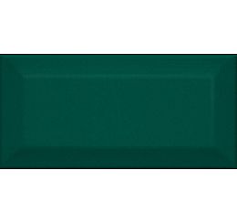 Клемансо Плитка настенная  зелёный грань 16058 7,4х15