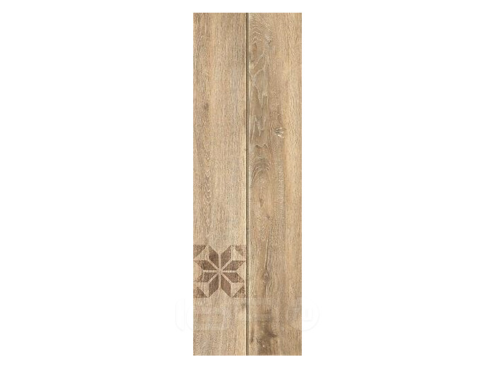 Ornamentwood глаз, керамогранит декорированный, бежевый (C-OW4M013D) 18,5x59,8