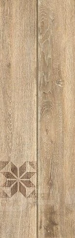 Ornamentwood глаз, керамогранит декорированный, бежевый (C-OW4M013D) 18,5x59,8
