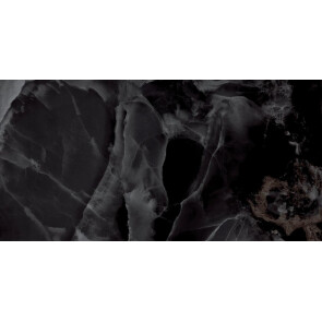 Андора Блэк Керамогранит чёрный 60х120 полированный