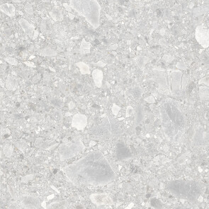 Чеппо Бланко ПРО Керамогранит светло-серый 60х60 матовый структурный R12/B Бархат