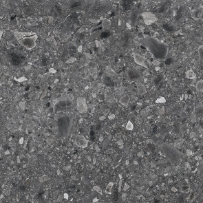 Чеппо Неро ПРО Керамогранит графитовый 60х60 матовый структурный R12/B Бархат