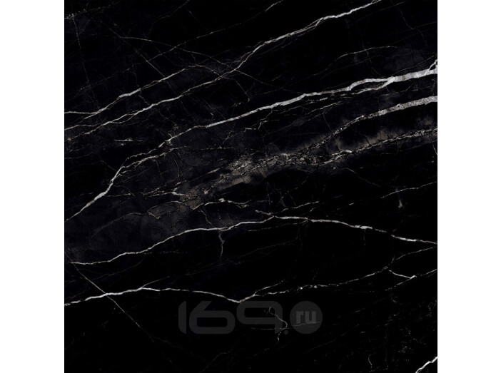 Флэш Блэк Керамогранит черный 60х60 полированный