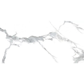 Статуарио Краун Керамогранит белый 60х120 полированный