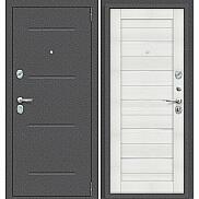 Дверь входная Porta S-2P 104/П22 Антик Серебро/Bianco Veralinga/White Waltz, 2 замка