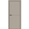 Дверь межкомнатная Браво-0.А ПЭТ Clay Silk, clay silk, глухая, без стекла, каркасно-щитовая
