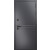 Дверь входная Сити Макс МП Sipr-4 lacobel black Черный муар металлик/Белый матовый, 2 замка, с ночной задвижкой