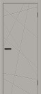 Дверь межкомнатная Граффити-5 Эмаль Greyny, без декора, глухая, без стекла, каркасно-щитовая